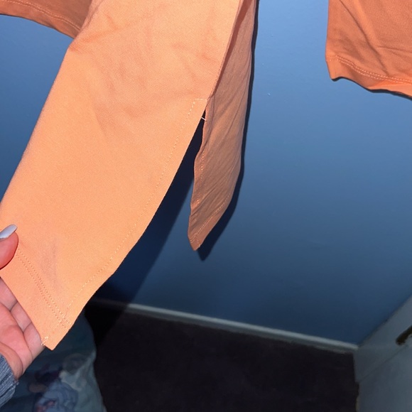 NWT! Isaac Mizrahi Asymmetrical Long Sleeve Shirt - Picture 6 of 6